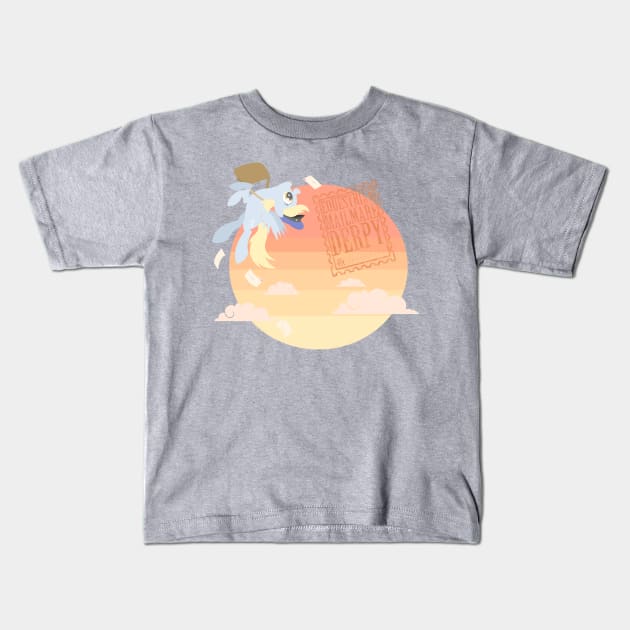 Equestrian Mailmare "Derpy" Kids T-Shirt by Natsu714